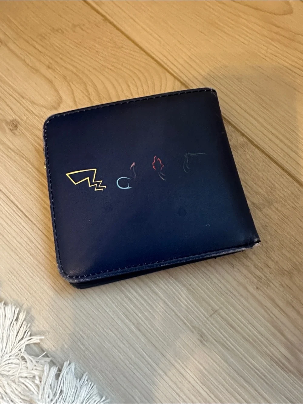 Colorful Pokémon Silhouette Bifold Wallet